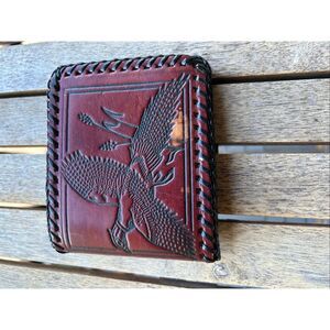 Pheasant tooled‎ 4" wallet